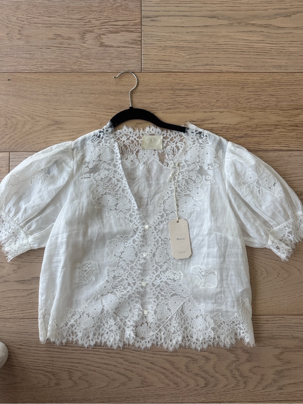Doen Idella Top White sz XS - Picture 4 of 5